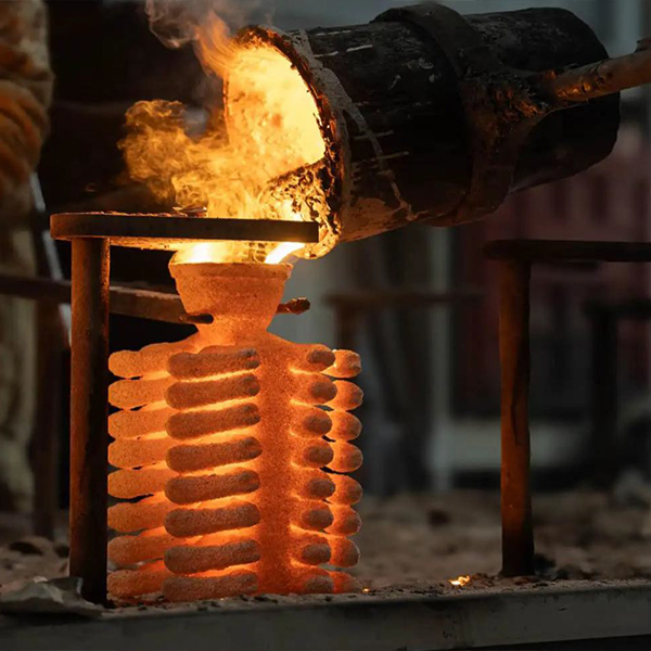 Bordomet dökümhanesinde hassas döküm ile üretilen metal parça